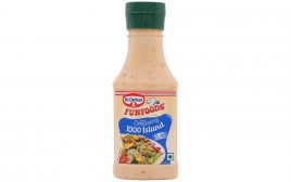 Dr. Oetker Fun foods Salad Dressing 1000 Island Lite  Bottle  260 grams